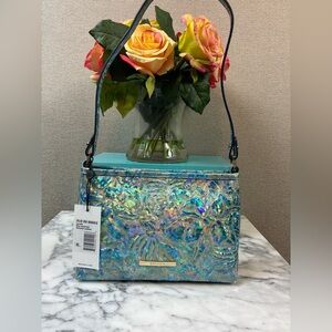 Brahmin Blue Assorted Sparkle Ice Lorelei Shoulder Bag - NWT Rare Style 🔥 🔥